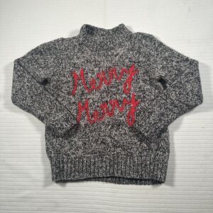 LOFT Ann Taylor XS Gray Knit Sweater Red Heart Graphic Crew Neck Cozy Women’s XS